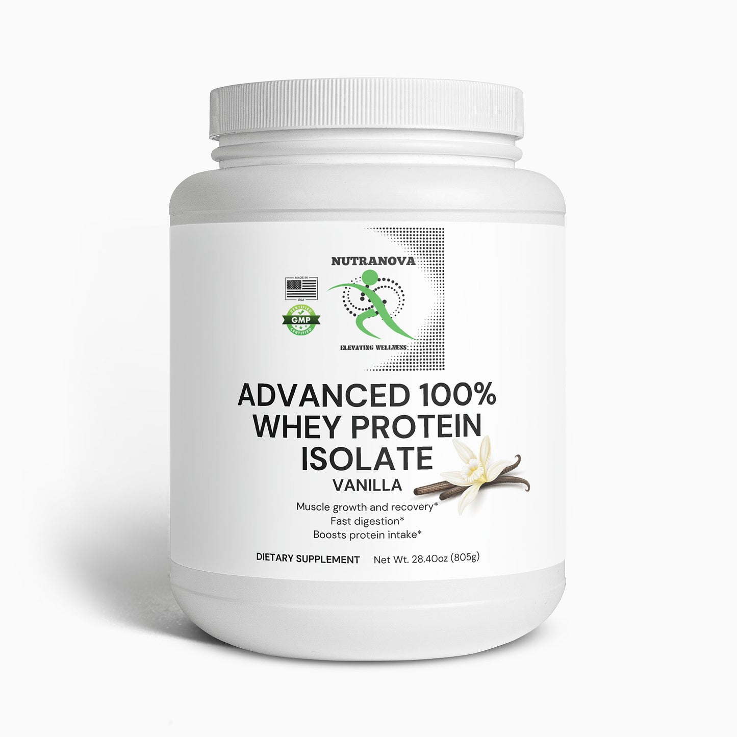 Advanced 100% Whey Protein Isolate (Vanilla)