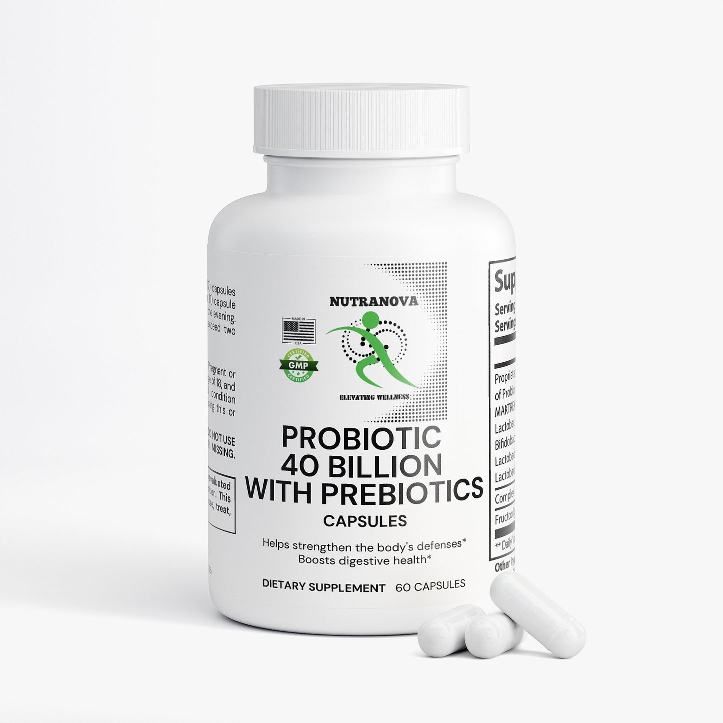 Probiotic 40 Billion with Prebiotics